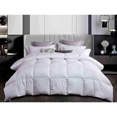 MARTHA STEWART White Down Comforter, White, King MS010209